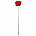 Pulsar Valentine's Hearts 'n' Roses Glass Herb Pipe Duo - 10" / 14mm F - Image 9