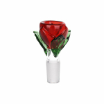 Rose in Vase Glass Water Pipe - 7" / 14mm F - Image 3
