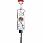 Grateful Dead x Pulsar Steal Your Face Glycerin Glass Dab Straw - 8.5" - Image 2