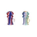 Pulsar Rainbow w/ Opal Glass Mouthpiece Attachment for Puffco Pivot w/ Display Stand - Colors Vary - Image 4