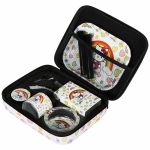 Hello Kitty Juicebox Glass Water Pipe Smoker's Travel Kit - 7" / 14mm F / Rainbow Kitty - Image 8