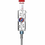 Grateful Dead x Pulsar Steal Your Face Glycerin Glass Dab Straw - 8.5" - Image 3