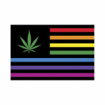 Weed & Pride Flag Tapestry