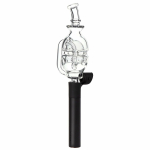 Pulsar Fab Egg Bubbler Glass Mouthpiece Attachment for Puffco Pivot - 5" / Clear - Image 4