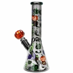 Pulsar Halloween Party Herb Pipe Glow Duo- 10" / 14mm F - Image 3