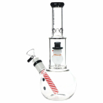 Pulsar Stoney Snowman Glass Water Pipe - 10.5" / 14mm F - Image 2