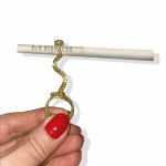 Snake in the Grass Joint Holder Ring - Image 2