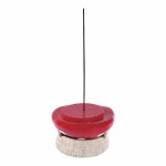 Fujima Red Mushroom Covered Ashtray - 4.75" - Image 2
