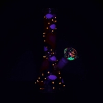 Pinky Hearts Beaker Glass Water Pipe - 10" / 14mm F - Image 5