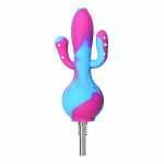 Cactus Silicone Dab Straw - 5.8" / Colors Vary - Image 5