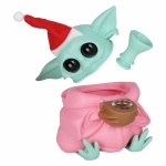 Cute Little Christmas Alien Silicone Water Pipe w Glass Bowl - 4.75" 3ct - Image 3